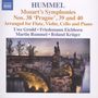 Wolfgang Amadeus Mozart: Symphonien Nr.38-40 für Klavier, Flöte, Violine & Cello (arrangiert von Johann Nepomuk Hummel), CD