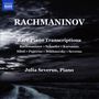 Sergej Rachmaninoff: Lied-Transkriptionen für Klavier, CD
