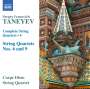 Serge Tanejew: Sämtliche Streichquartette Vol.4, CD