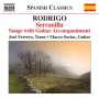 Joaquin Rodrigo: Lieder mit Gitarre, CD