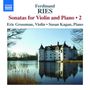 Ferdinand Ries: Sonaten für Violine & Klavier Vol.2, CD