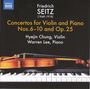 Friedrich Seitz: Konzerte für Violine & Klavier Nr.6-10, CD
