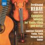 Ferdinand Rebay (1880-1953): Sämtliche Sonaten für Violine/Viola & Gitarre, CD