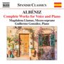 Isaac Albeniz: Lieder, CD