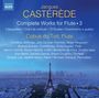 Jacques Casterede: Sämtliche Werke mit Flöte Vol.3, CD