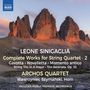 Leone Sinigaglia: Sämtliche Werke für Streichquartett Vol.2, CD