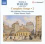 Erich Jaques Wolff: Sämtliche Lieder Vol.2, CD