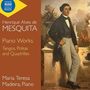 "Henrique Alves de Mesquita, Piano Works. Tangos, Polkas and Quadrilles. Maria Teresa Madeira, Piano."  
Gemälde: Mann in eleganter Kleidung.