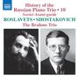 History of the Russian Piano Trio Vol. 10, CD