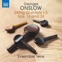 Georges Onslow (1784-1852): Streichquintette Vol.5, CD