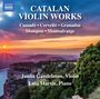 : Catalan Violin Works, CD