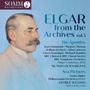 "ELGAR from the Archives vol.5" mit einer Illustration eines Mannes im Profil mit Schnurrbart und Anzug. Oben links ein Logo.