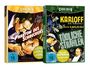 Zwei Cover der "Classic Chiller Collection" mit den Filmtiteln "Phantom des Schreckens" und "Tödliche Strahlen".