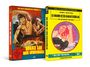 Zwei DVD-Hüllen nebeneinander mit den Titeln "Bruce Lee - Der Unbesiegte" und "Der Mann mit dem Karateschlag".