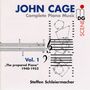 John Cage: Sämtliche Klavierwerke Vol.1, CD,CD,CD