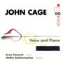 John Cage: Voice and Piano, CD