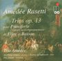 Amedee Rasetti: Trios für Klavier,Flöte & Fagott op.13 Nr.1-3, CD