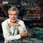 „Sibelius & Saraste: The 7 Symphonies“, Jukka-Pekka Saraste, Helsinki Philharmonic Orchestra. Ein Mann sitzt auf Felsen.