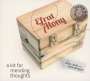 Efrat Alony: A Kit For Mending Thoughts, CD