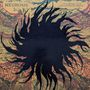 Text: "NEUROSIS", "AN UNDYING LOVE FOR A BURNING WORLD". Illustration: Schwarze, organische Form auf farbigem, wirbelndem Hintergrund.