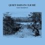 Text: "QUIET DAYS IN CLICHÉ", darunter "MAYO THOMPSON". Eine Illustration mit einer ruhigen Szene und Bäumen am Wasser.