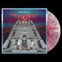Text: "Rhyme of the Star Clock". Eine gotische Kathedrale mit einem Tiger, Schachfiguren davor, roter Himmel.