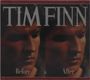 "TIM FINN", "Before & After". Zwei Porträts eines Mannes nebeneinander, beide mit konzentriertem Blick.