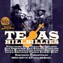 Titel: "Texas Hillbillies". Features: East Texas Serenaders. 
Bild: Zwei Männer mit Geige und Gitarre vor Holzhintergrund.