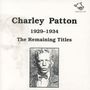 Charley Patton: Remaining Titles 1929-1, CD
