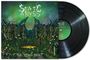 Das Vinyl-Cover zeigt den Text "STATIC ABYSS" und "THE DYING HUNT" in weißer, verzerrter Schrift vor einer mystischen Landschaft.