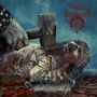 "Vital Remains, Icons Of Evil." Eine düstere Illustration, die eine ans Kreuz genagelte Figur mit Dornenkrone zeigt.