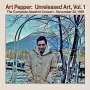 Art Pepper: Unreleased Art Vol.1: The Complete Abashiri Concert -  November 22, 1981, CD,CD