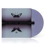 "FROM ASHES TO NEW // REFLECTIONS", Logo: Schmetterling über Wasserreflexion auf lila LP-Hülle.