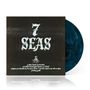 "7 SEAS", "a dirty heads production", "Huntington Beach ca 92647". Dunkles Cover, Vinyl in Blau- und Grüntönen.