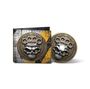 "Five Finger Death Punch", "LE", "XX", Logo mit Schädel und Schlagring, CD und Hülle mit metallischem Look.