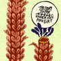 "The Story So Far, Under Soil and Dirt." Eine Illustration mit pflanzenartigen Formen und einer runden Form mit Zacken.