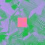 Text: "TRACEMOT", psychedelisches Muster in Grün und Lila, abstrakte Linien und Formen, quadratische Spirale im Zentrum.