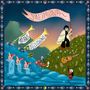 "NIEVÍNDA", "10 ANS D'ÉCLOSIONS". Eine bunte Illustration mit Musikern und Figuren in einer fantasievollen Landschaft.