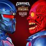 Text: "Czarface meets Frankie Pulitzer featuring Busta Rhymes, Method Man, El-P." Links blauer Roboter, rechts rotes Monster.