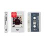Links: "SCARFACE NPR TINY DESK CONCERT." Rechts: Audio-Kassette. In der Mitte: Foto mit rotem Aufkleber.