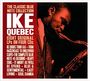 "The Classic Blue Note Collection" mit Ike Quebec, Saxophonspieler. Eine Liste von Albumtiteln ist darunter aufgeführt.