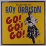 Text: "Best Of 1956-62", "ROY ORBISON", "GO! GO! GO!". Illustration von Roy Orbison auf einem Motorrad.
