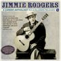 Covertext: "Jimmie Rodgers: A Career Anthology RCA & Bluebird Releases". Ein Mann mit Gitarre in Anzug und Hut.