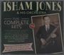 Aufschrift: "Isham Jones & His Orchestra - The Complete Hits 1920-1938". Foto eines Mannes mit Saxophon.
