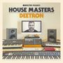 "Defected presents House Masters Deetron" steht darüber, mit einem Bild von Musikequipment und einem Mann auf einem Bildschirm.