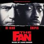 „DE NIRO“, „SNIPES“, „THE FAN“, „MUSIC BY HANS ZIMMER“. Zwei ernste Gesichter blicken in verschiedene Richtungen.