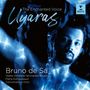 Oben steht "The Enchanted Voice" und "Uyaras". Darunter "Bruno de Sá". Ein blau beleuchteter Mann schaut ernst. Oben rechts das ERATO-Logo.