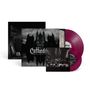 Text: "John Carpenter's Cathedral". 
Dunkles Cover mit gotischer Kathedrale, violette Vinyl-Schallplatten, Konzertfoto, Keyboard und Gitarre.
