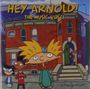"HEY ARNOLD! THE MUSIC, VOL. 1" steht oben. Cartoon mit Jungen vor einem roten Backsteingebäude.