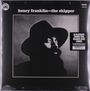 Text: "henry franklin—the skipper" und "A CLASSIC FROM THE BLACK JAZZ LABEL". Schwarz-weißes Porträt eines Mannes mit Hut.